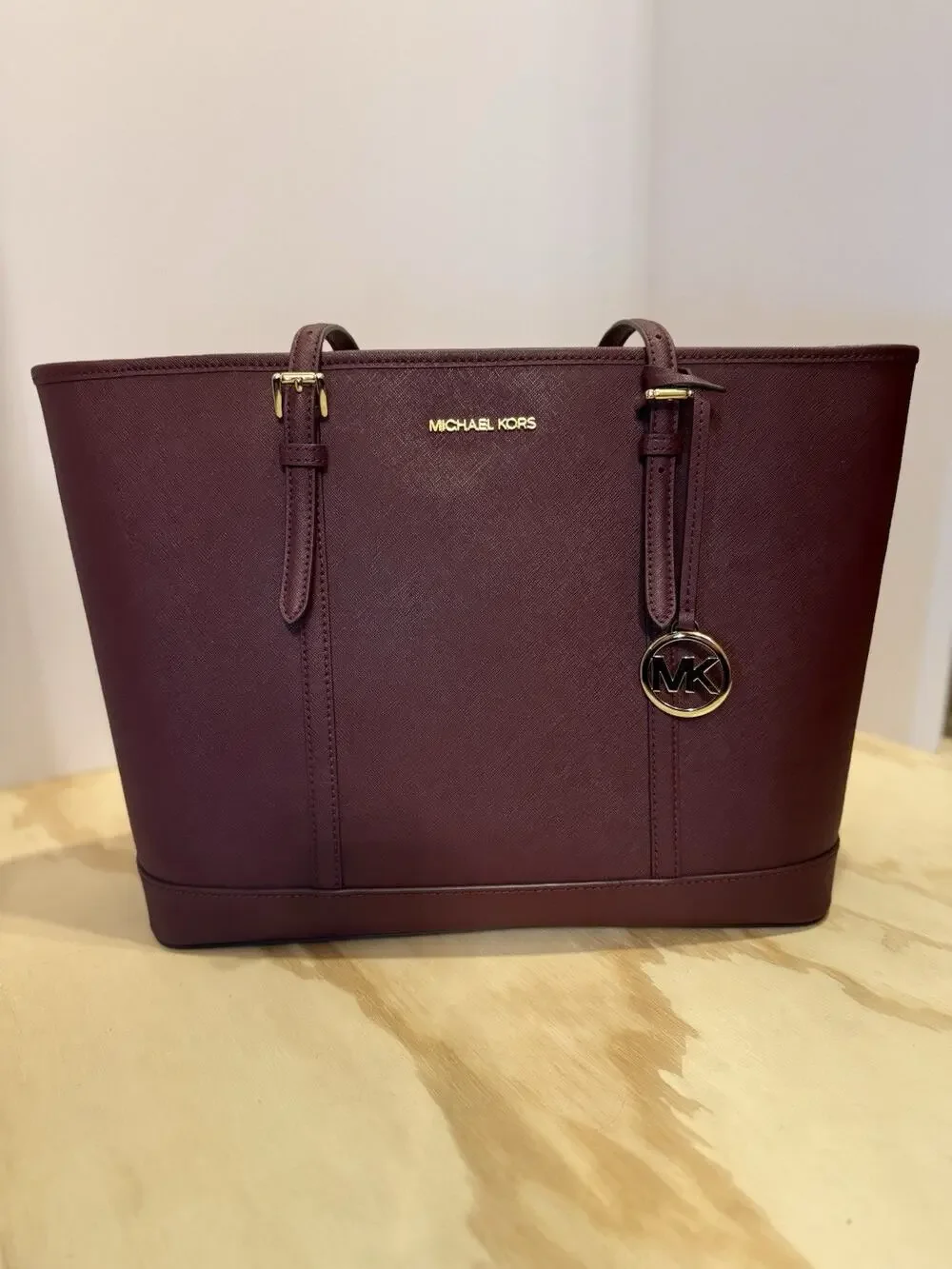 Michael Kors Saffiano Leather Tote Bag